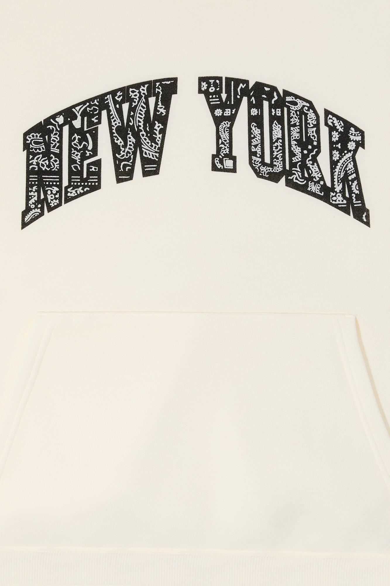 New York Embroidered Fleece Hoodie