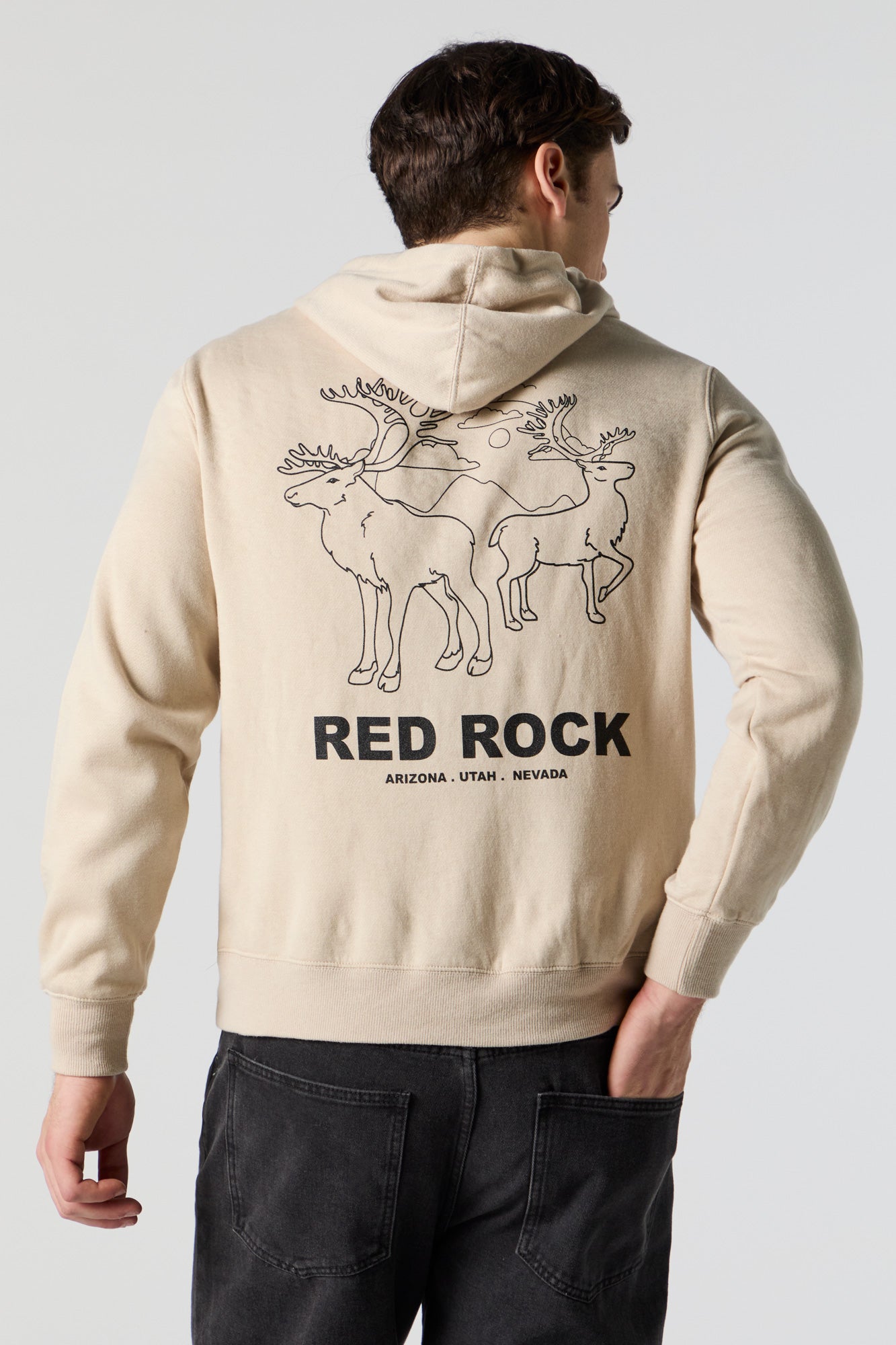 Red Rock Graphic Fleece Hoodie