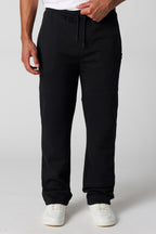 Pantalon d'entraînement en molleton avec poches à fermeture à glissière