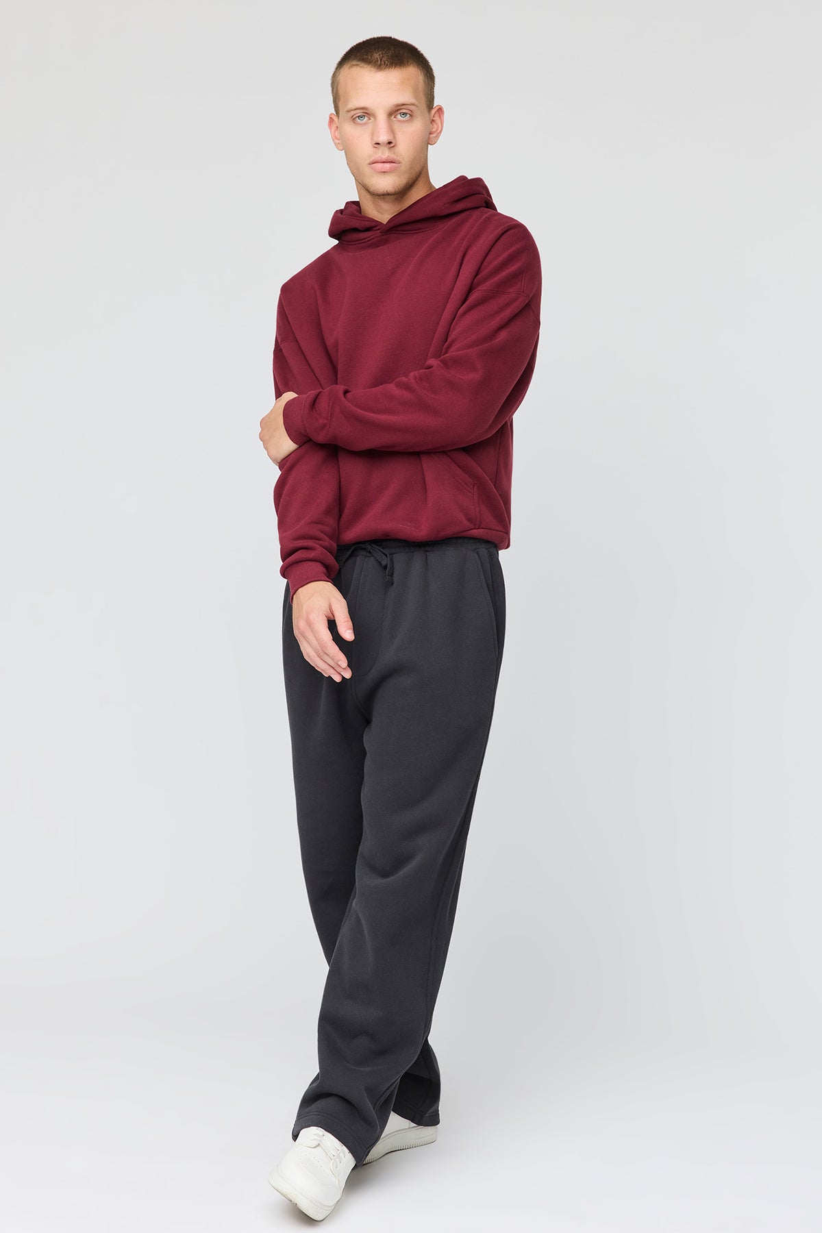 Vue alternative 2. Pantalon d'entraînement baggy en molleton lourd supérieur