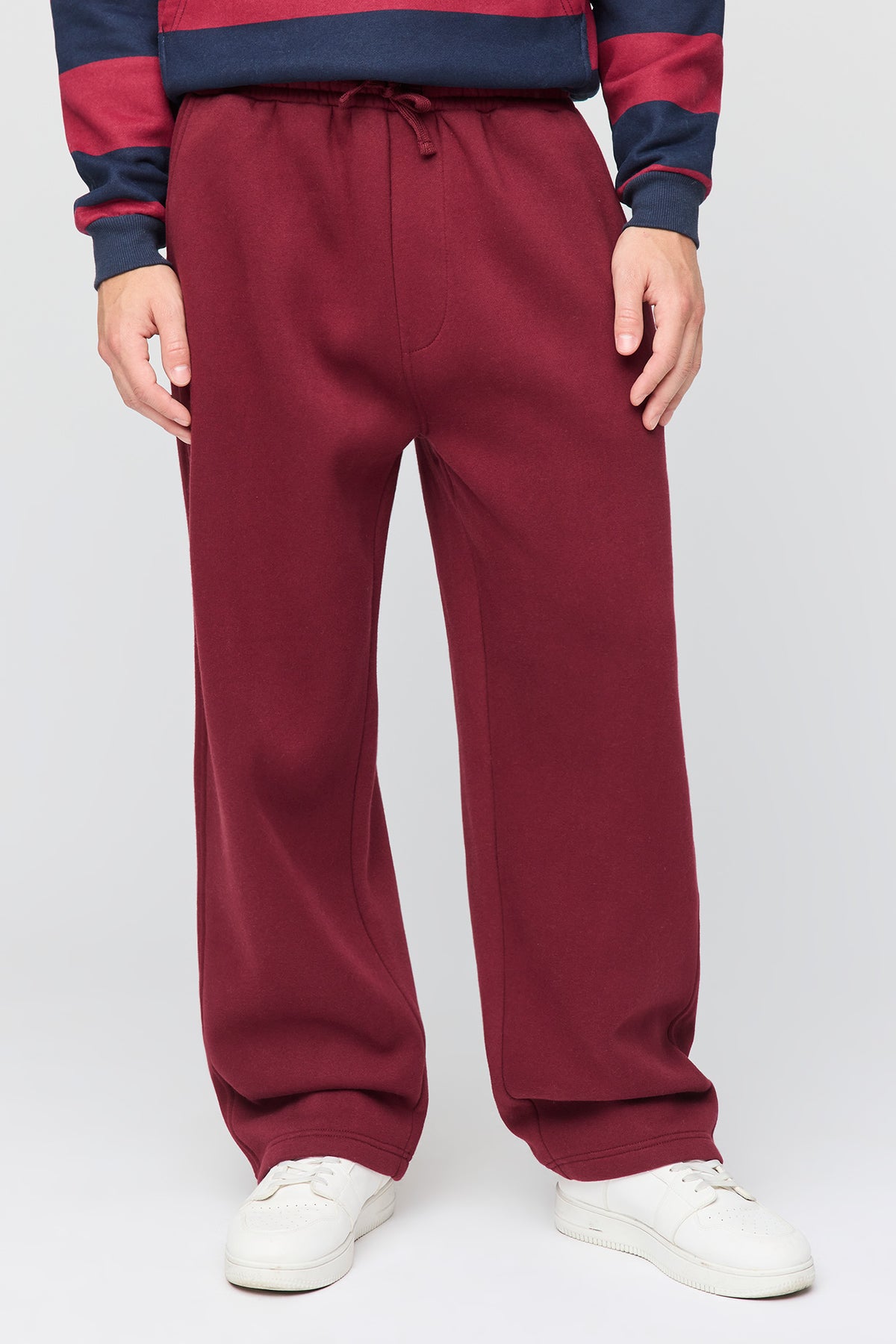 Vue alternative 2. Pantalon d'entraînement baggy en molleton lourd supérieur