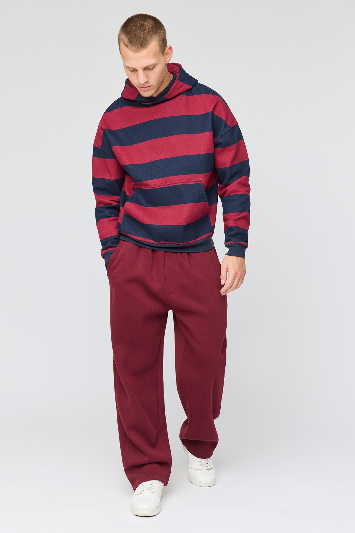 Vue alternative 3. Pantalon d'entraînement baggy en molleton lourd supérieur