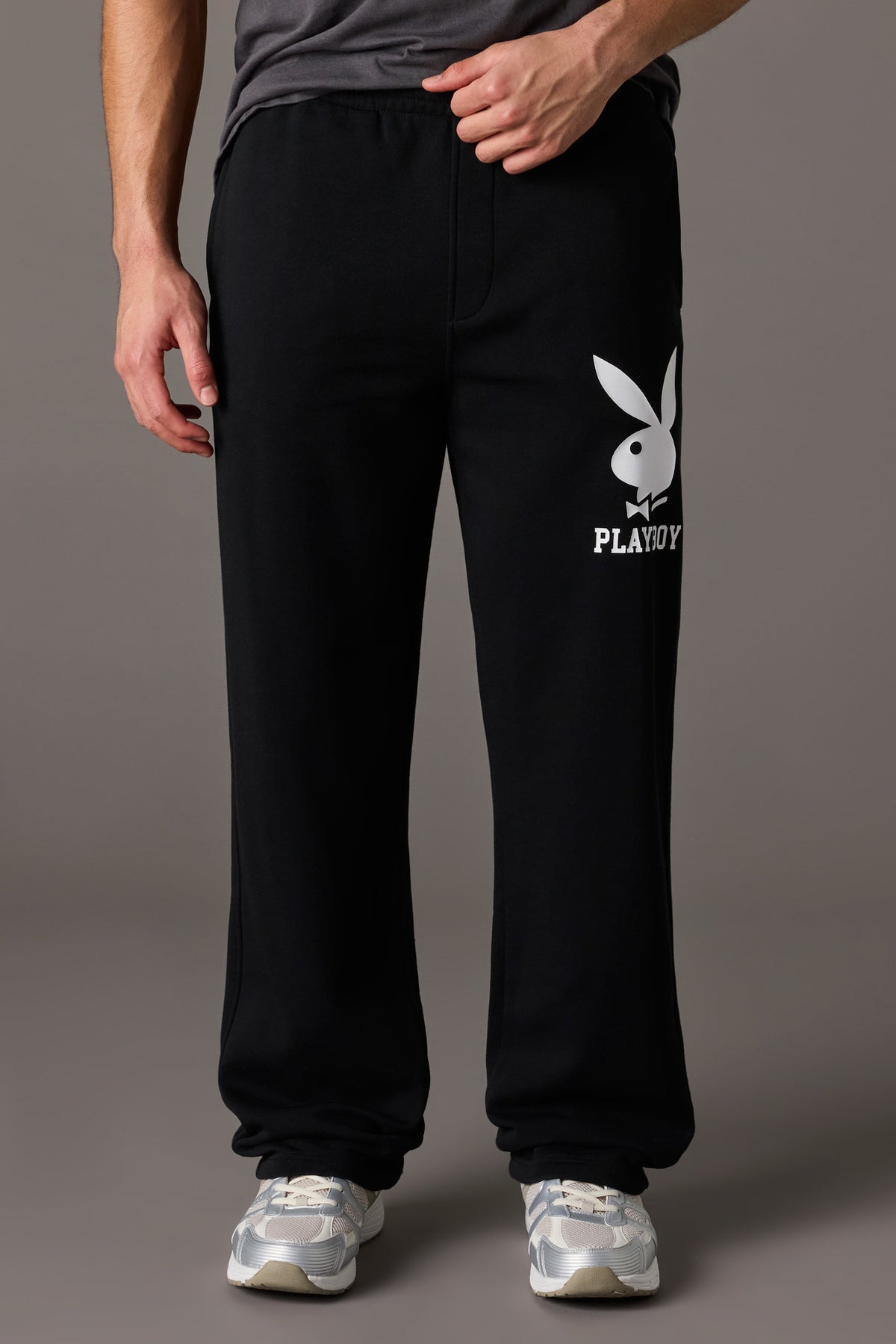 Pantalon d'entraînement baggy en molleton à imprimé Playboy