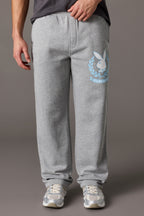 Pantalon d'entraînement baggy en molleton à imprimé Playboy