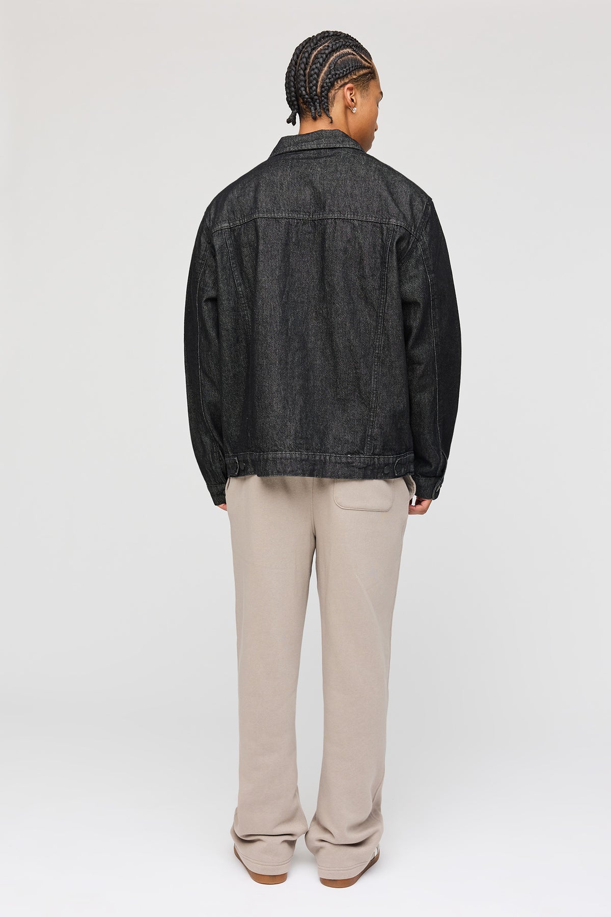 Alt View 3. Straight Leg Fleece Sweatpant - Tan