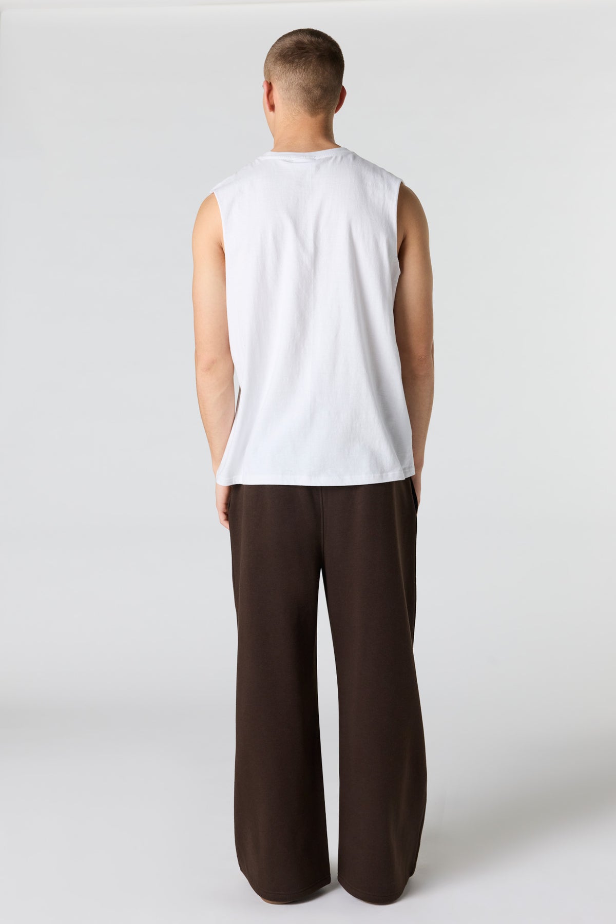 Vue alternative 3. Pantalon d'entraînement à jambe large en molleton