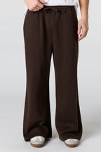 Pantalon d'entraînement à jambe large en molleton