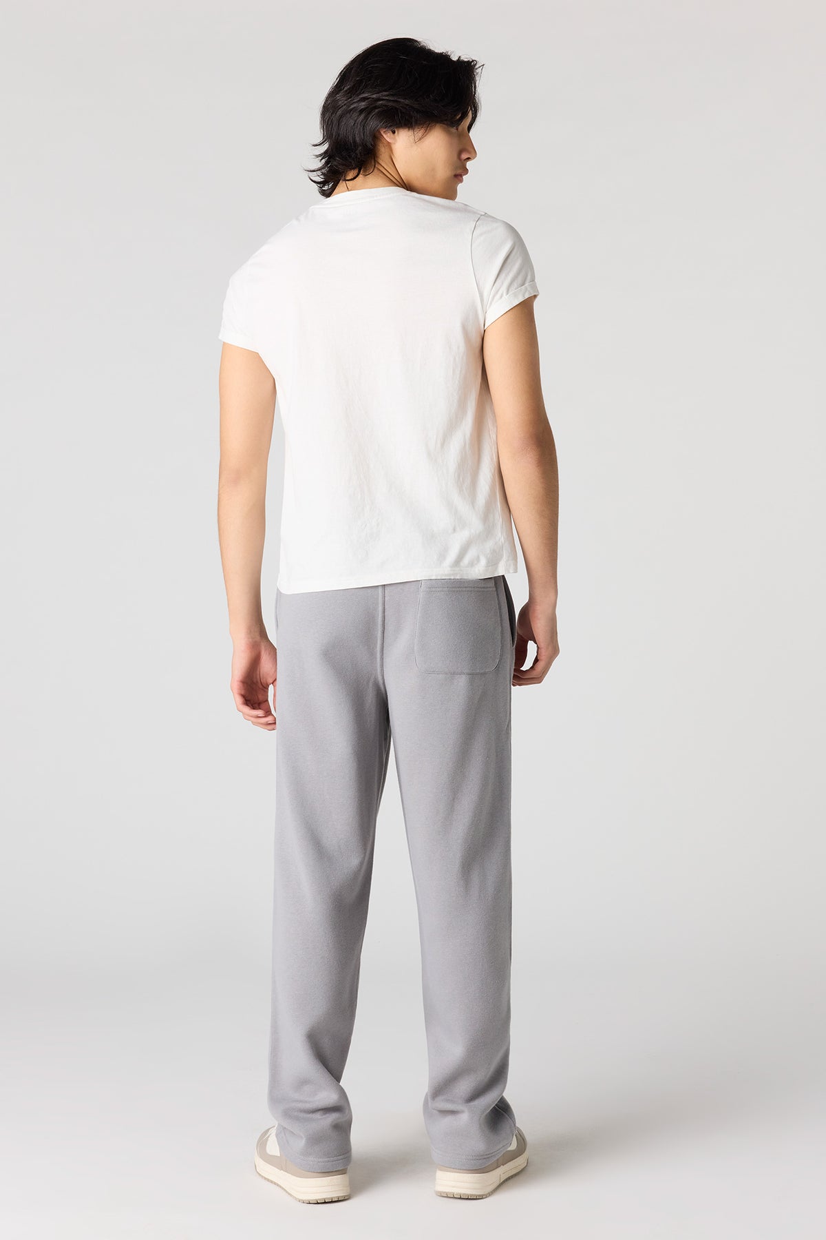 Alt View 3. Baggy Fleece Sweatpant - Dark Grey