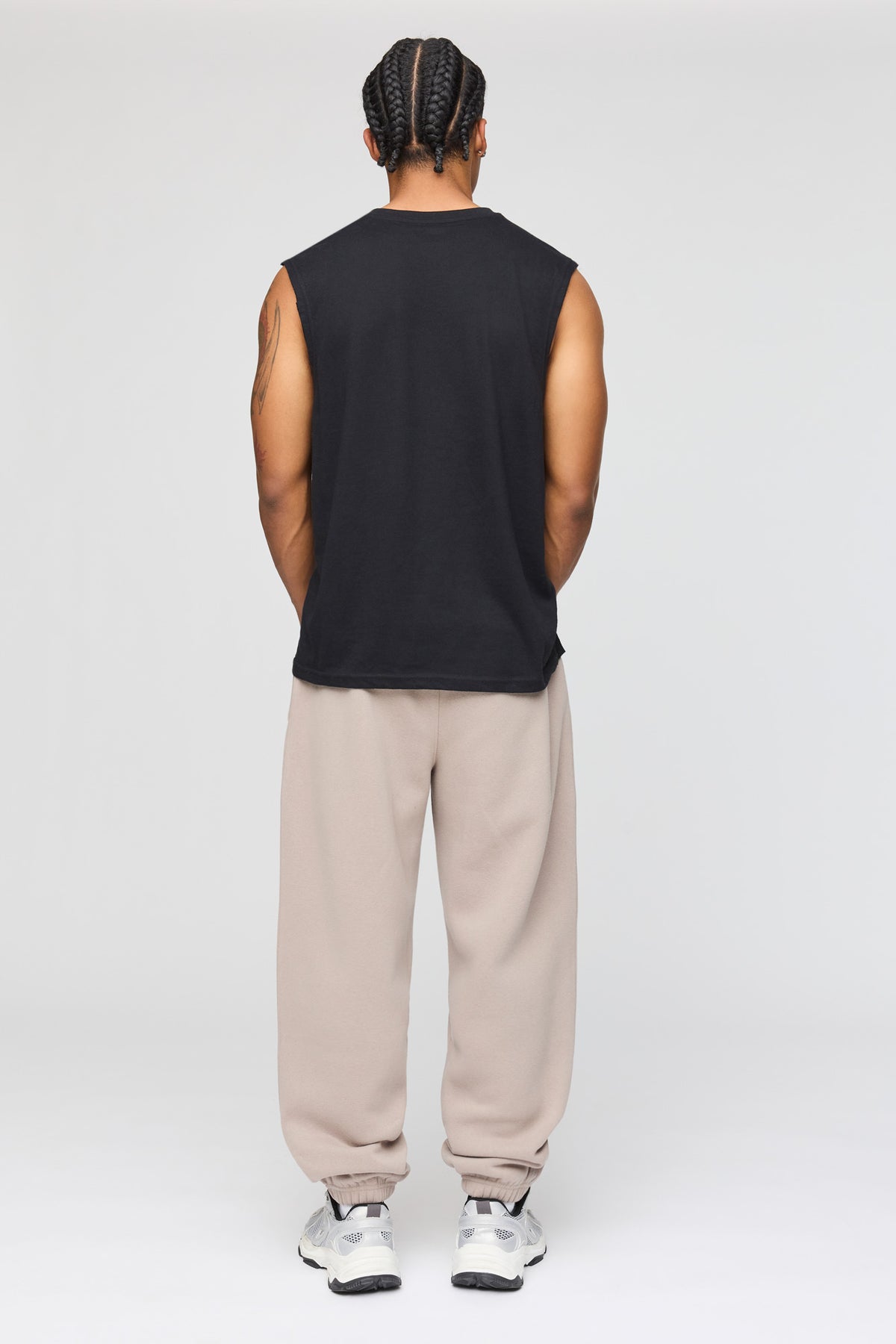 Vue alternative 3. Pantalon d'entraînement baggy en molleton lourd supérieur