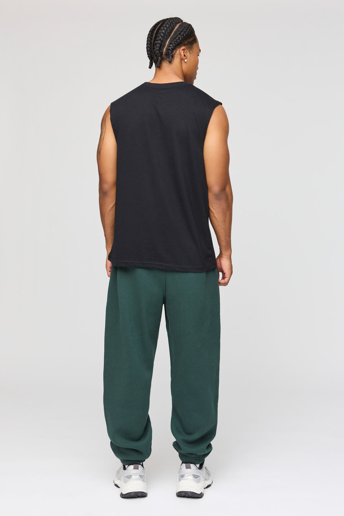 Vue alternative 3. Pantalon d'entraînement baggy en molleton lourd supérieur