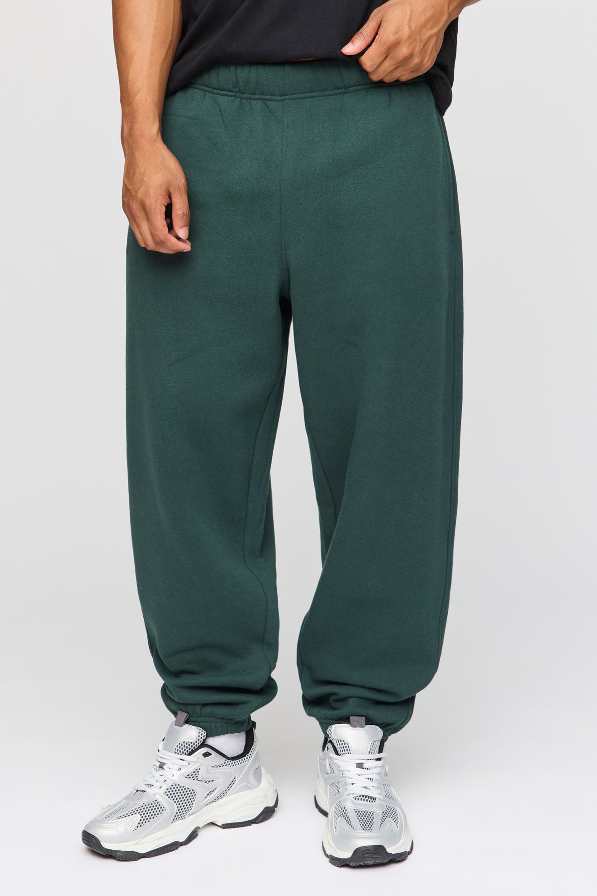 Pantalon d'entraînement baggy en molleton lourd supérieur