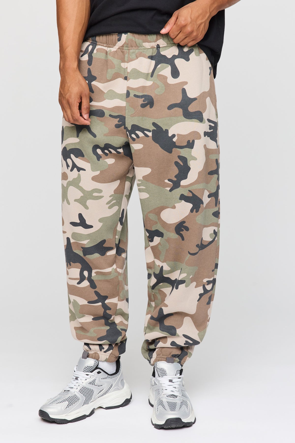 Vue alternative 2. Pantalon d'entraînement baggy en molleton lourd supérieur