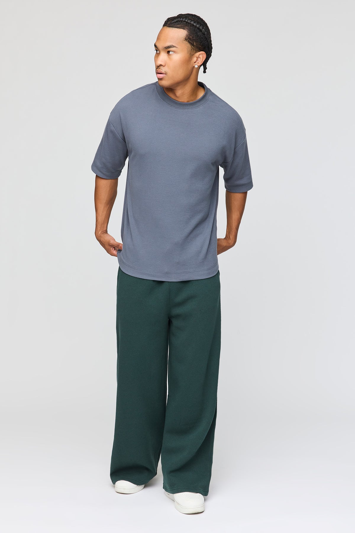 Vue alternative 2. Pantalon d'entraînement à jambe super large en molleton