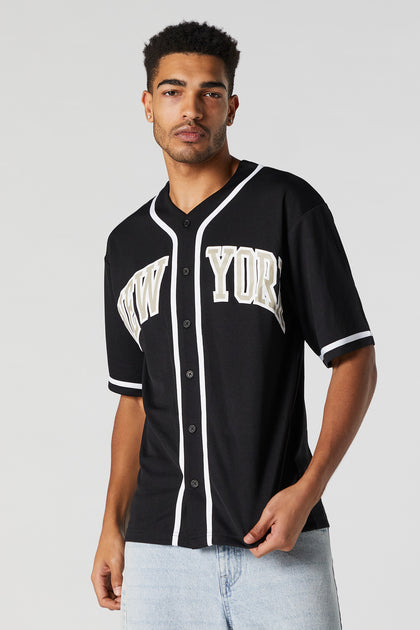 Jersey de baseball à imprimé New York