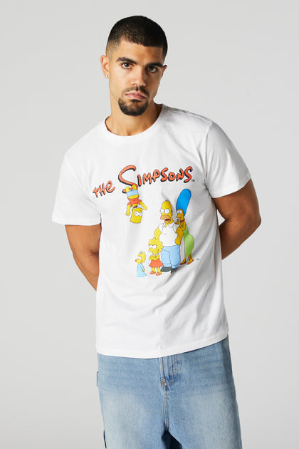 T-shirt à imprimé The Simpsons