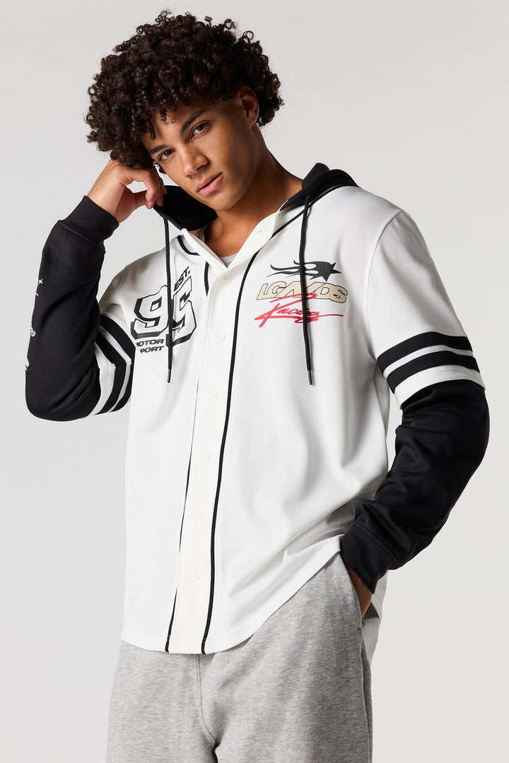 Legends Graphic Long Sleeve Hooded Jersey