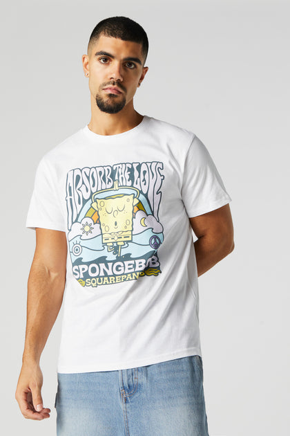 T-shirt à imprimé Absorb The Love SpongeBob