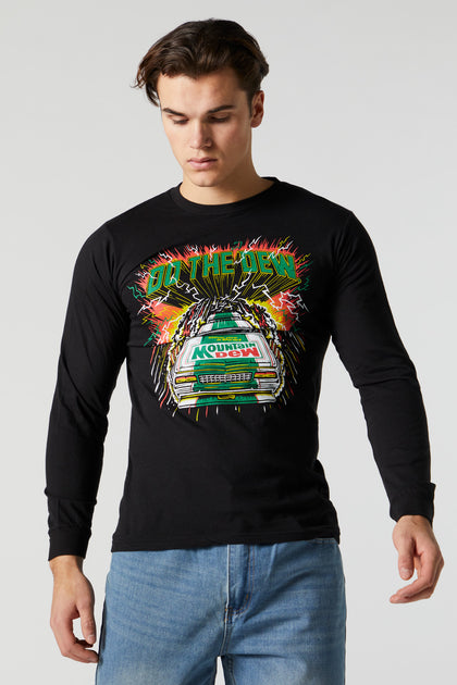 Mountain Dew Graphic Long Sleeve Top
