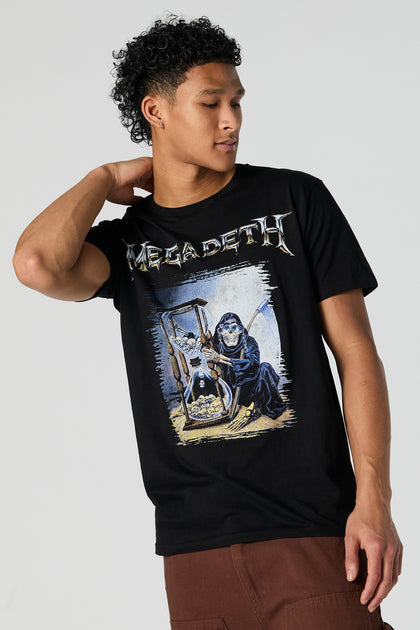 T-shirt à imprimé Megadeth