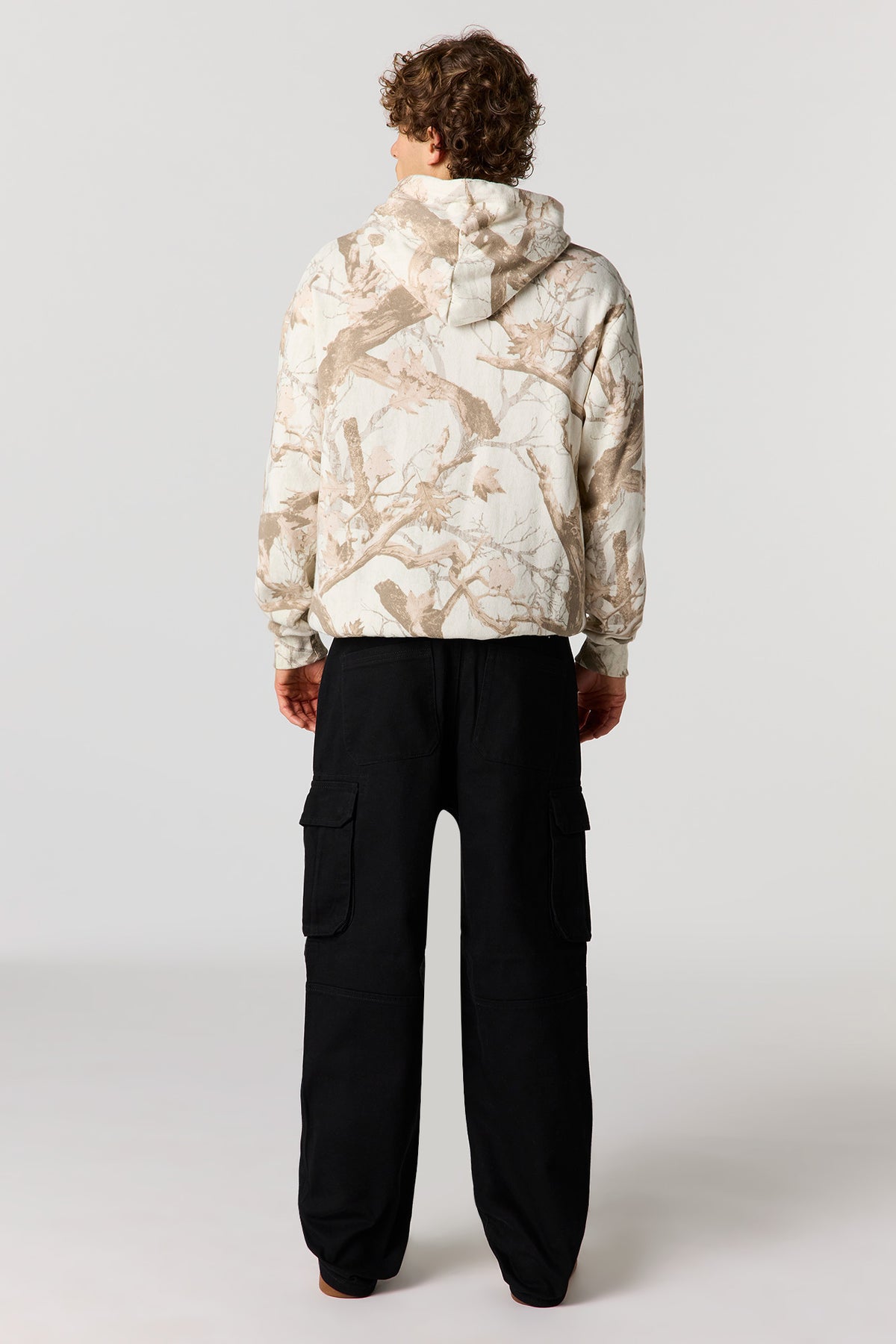 Alt View 3. Baggy Cargo Pant - Black