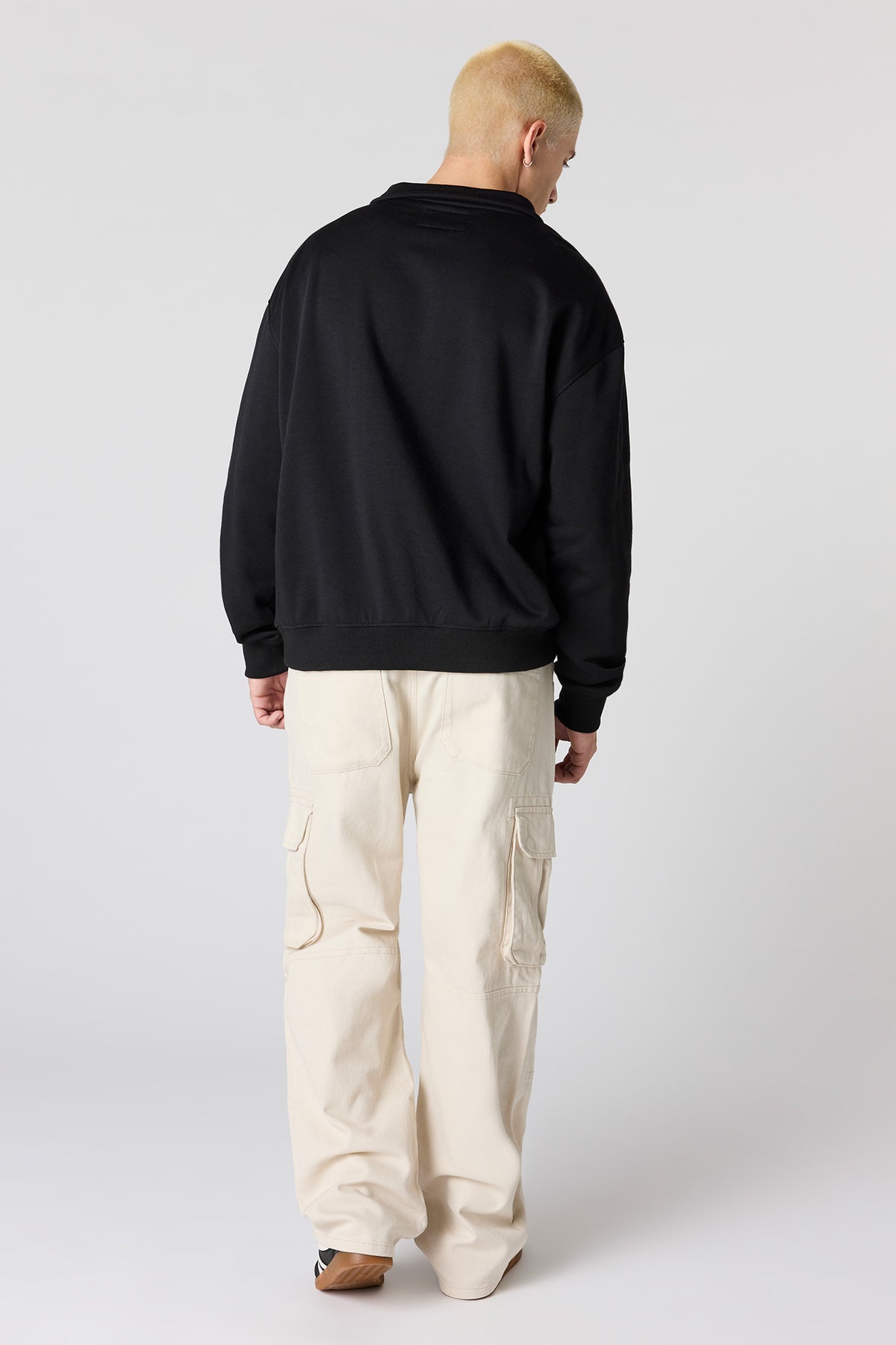 Alt View 3. Baggy Cargo Pant - Natural