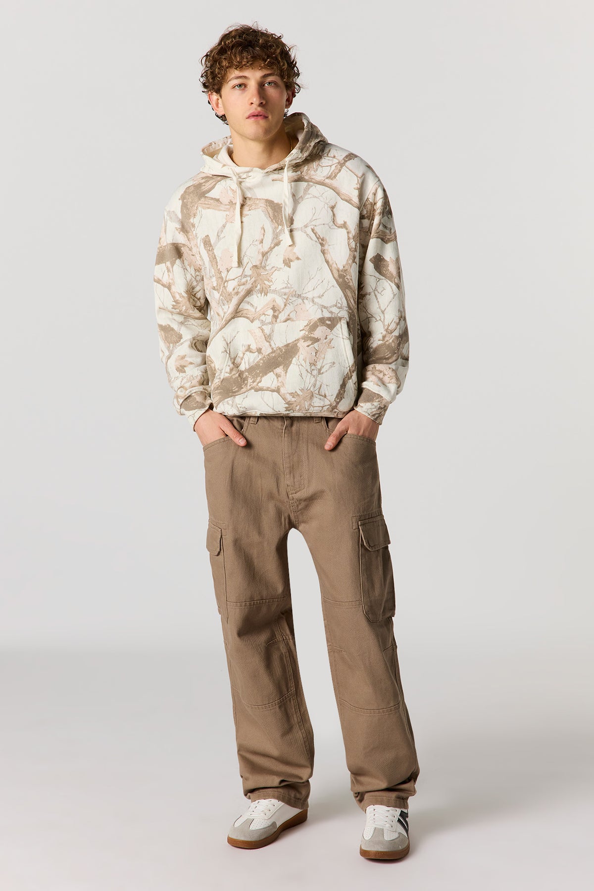Alt View 2. Baggy Cargo Pant - Camel