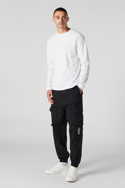 Urban White Jogger Pants Men - Trendy Slim Fit Joggers