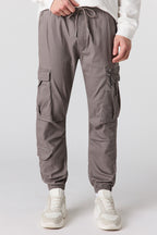 Jogger cargo avec poches à fermeture à glissière