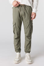 Jogger cargo avec poches à fermeture à glissière