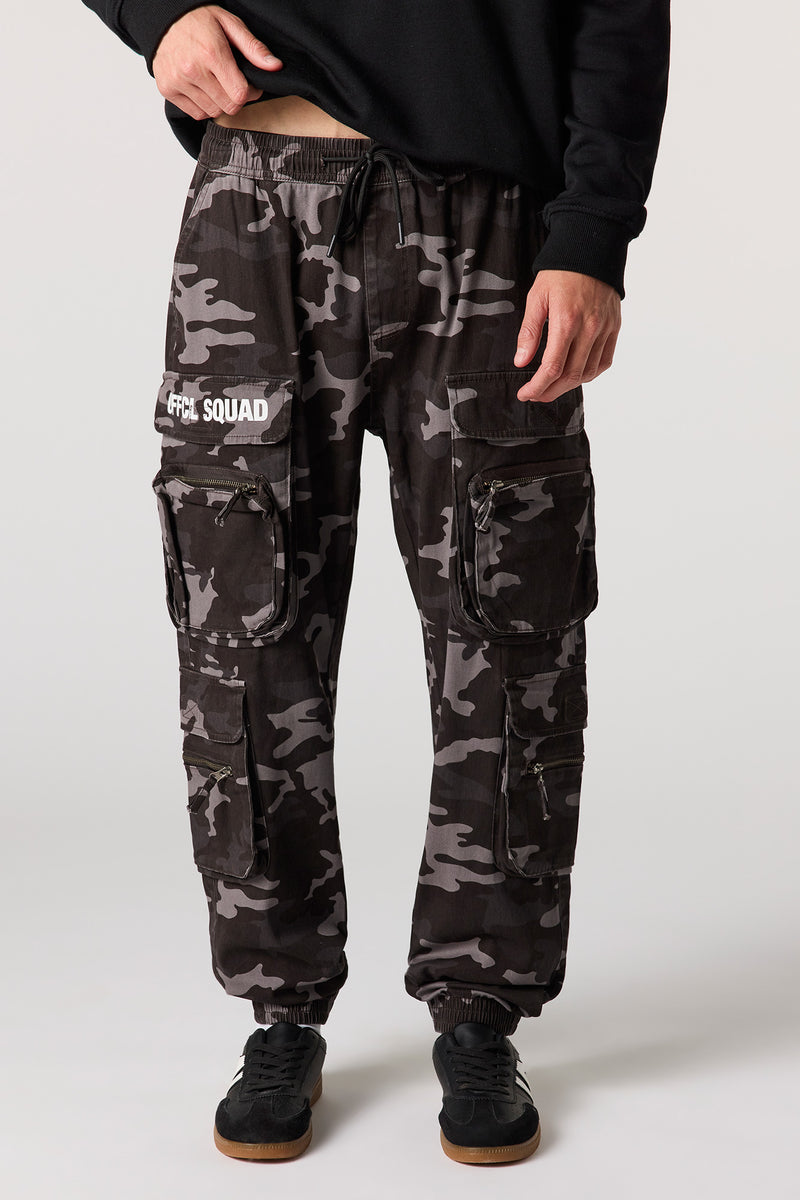 Jogger cargo à imprimé Offcl Squad
