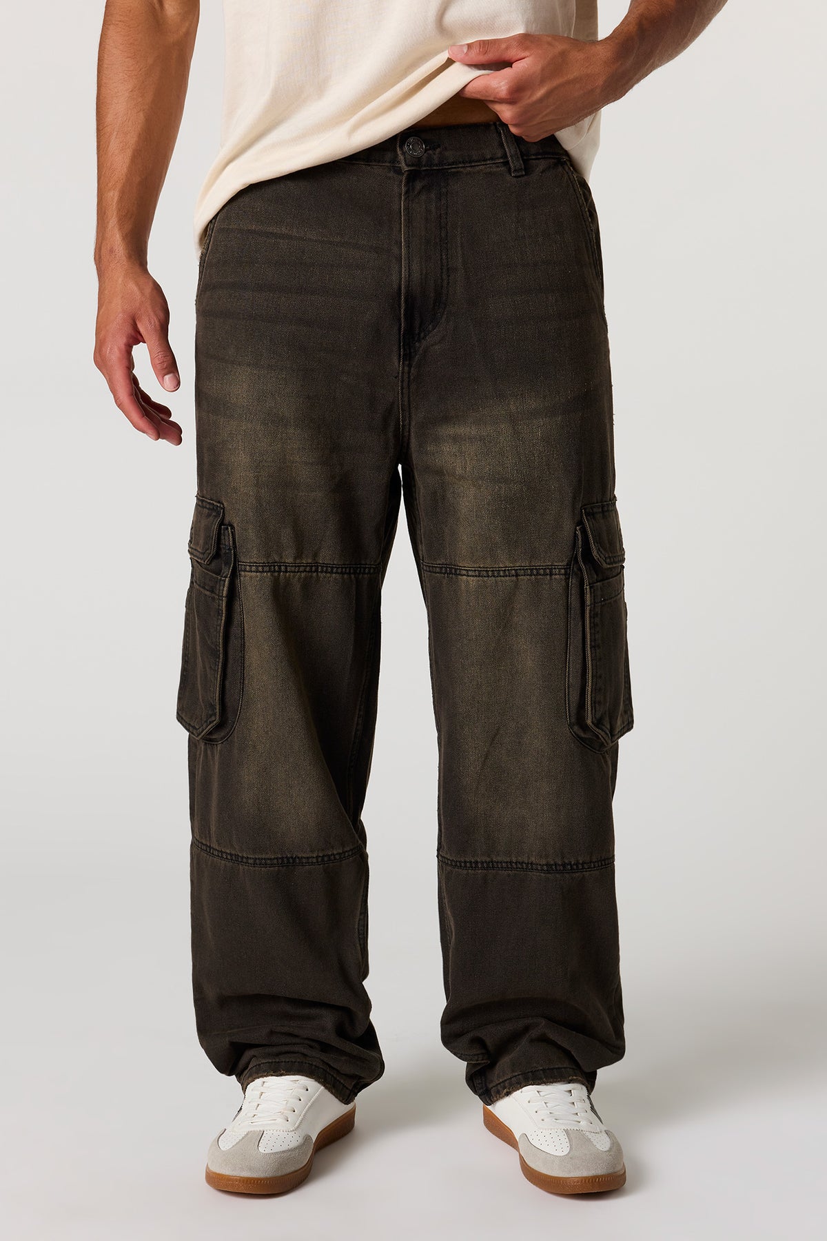 Cargo Skater Jean - Dark Brown