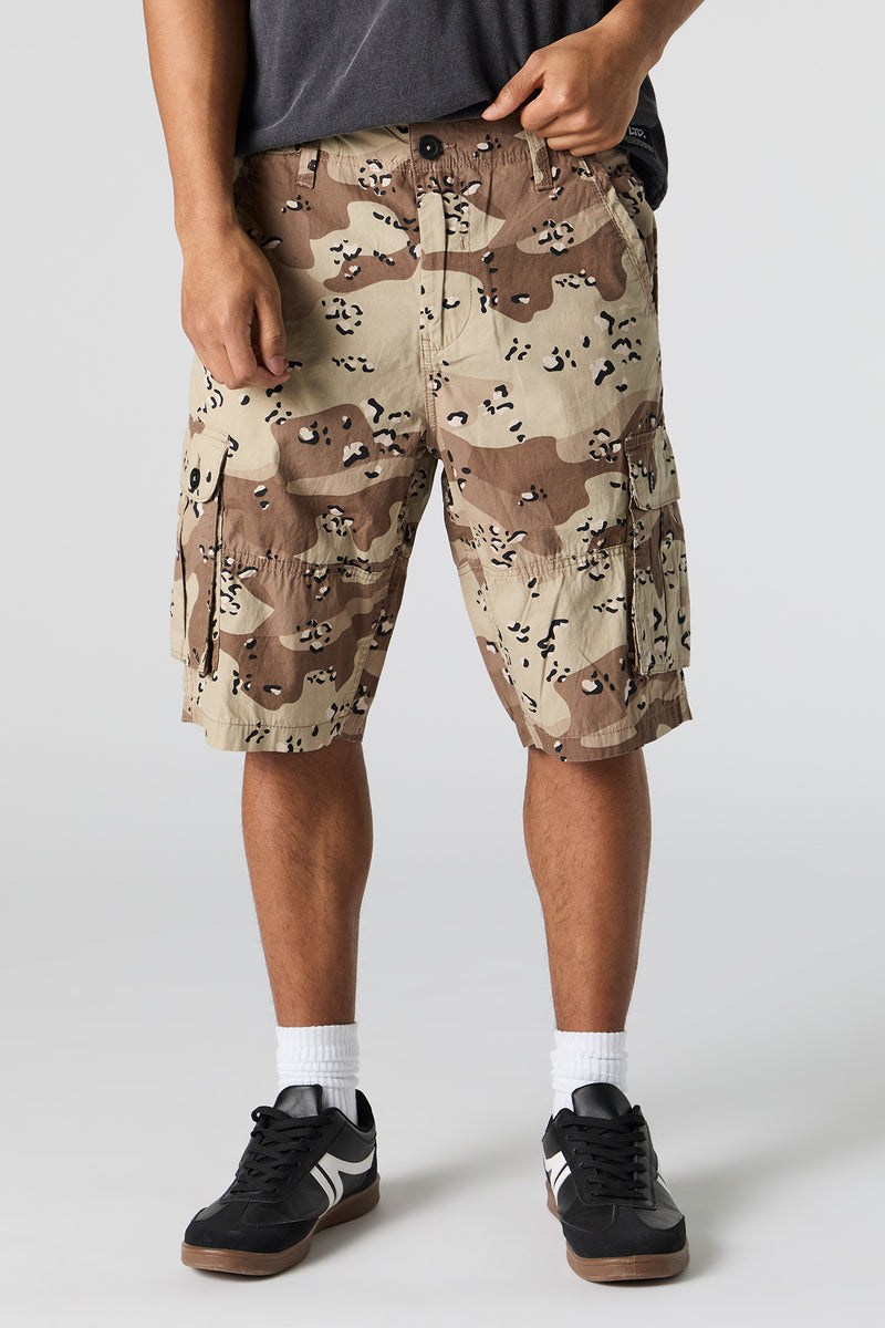 Camo Print Cargo Short