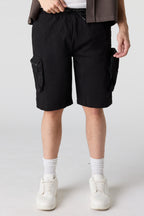 Short cargo à taille coulissante