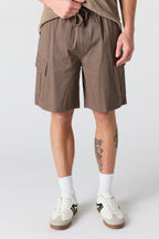 Short cargo à taille coulissante