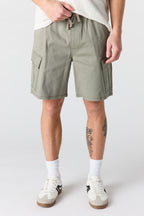Short cargo à taille coulissante