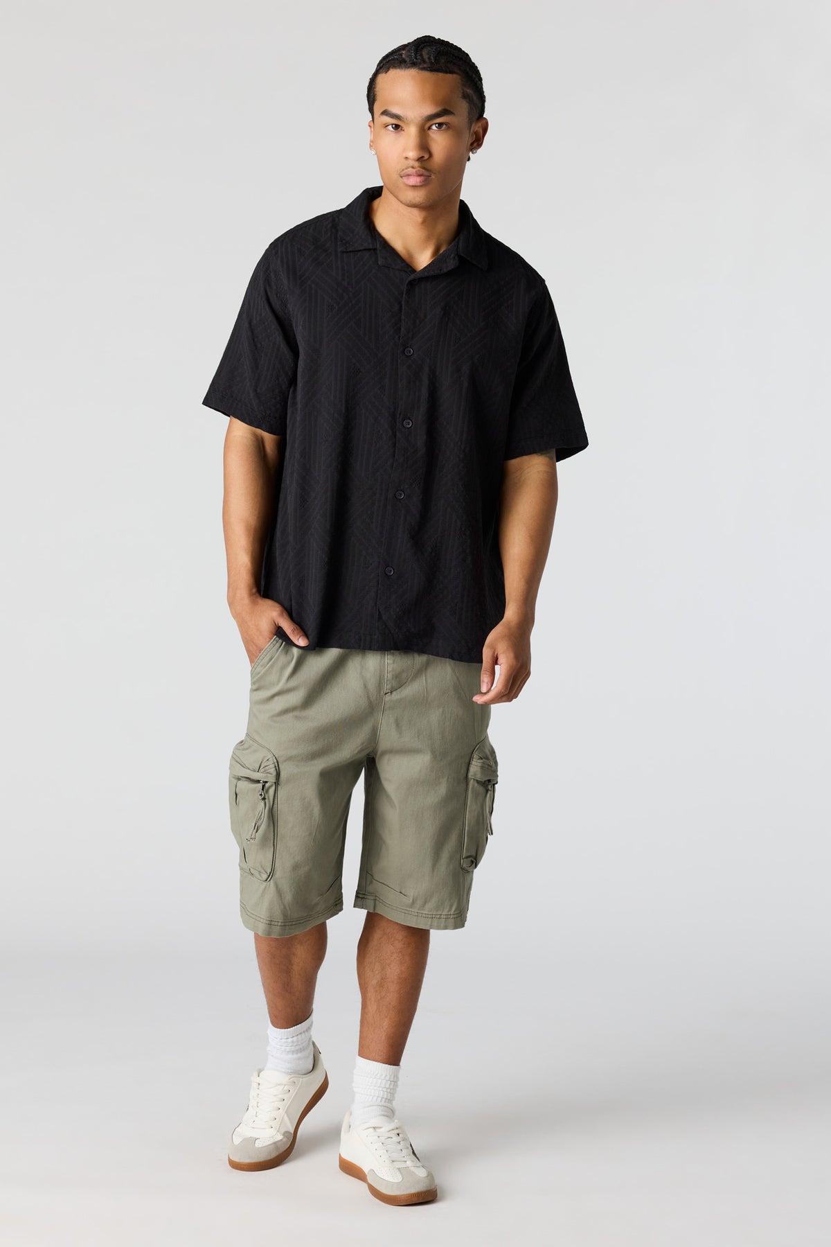Alt View 2. Cargo Short - Sage