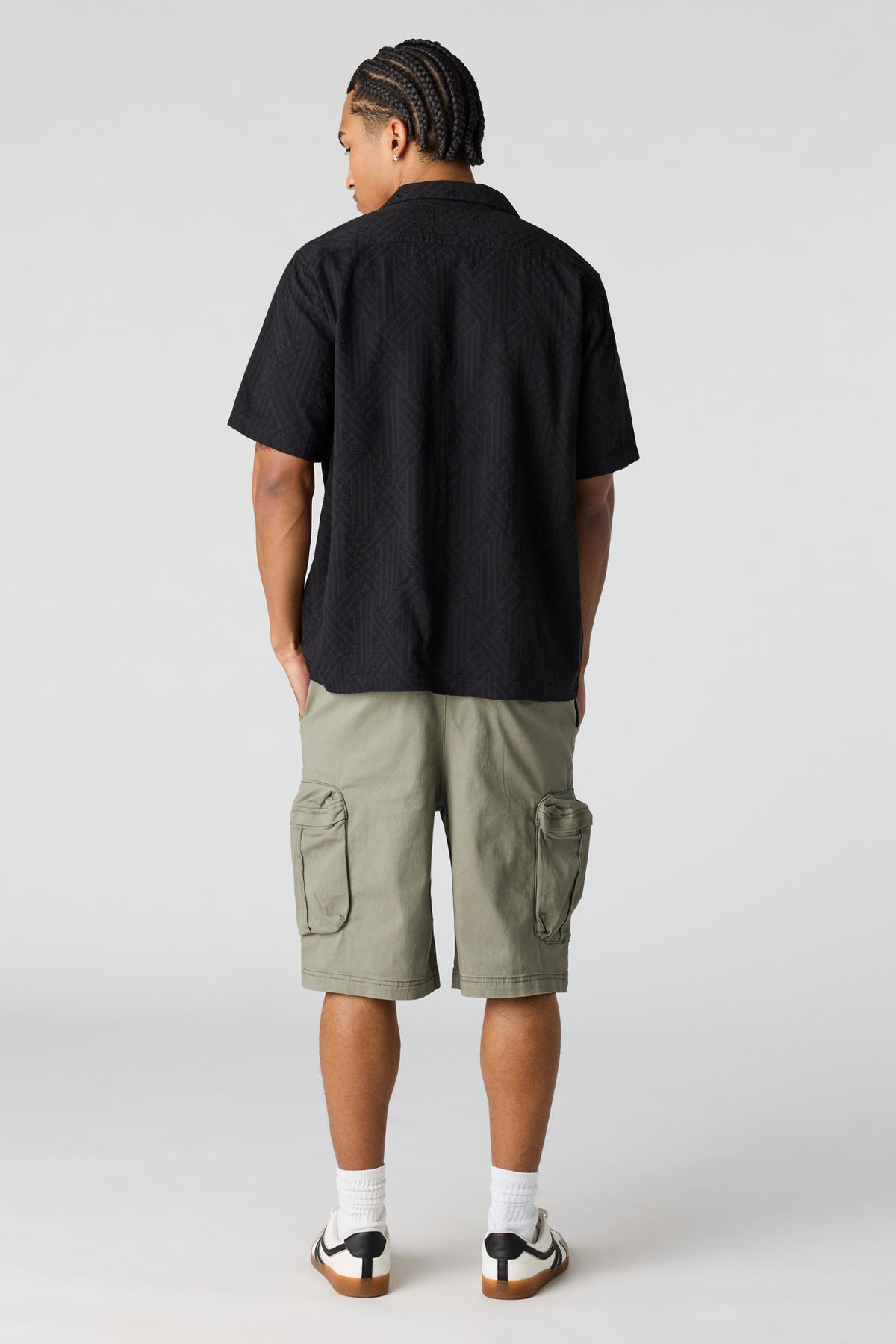 Alt View 3. Cargo Short - Sage