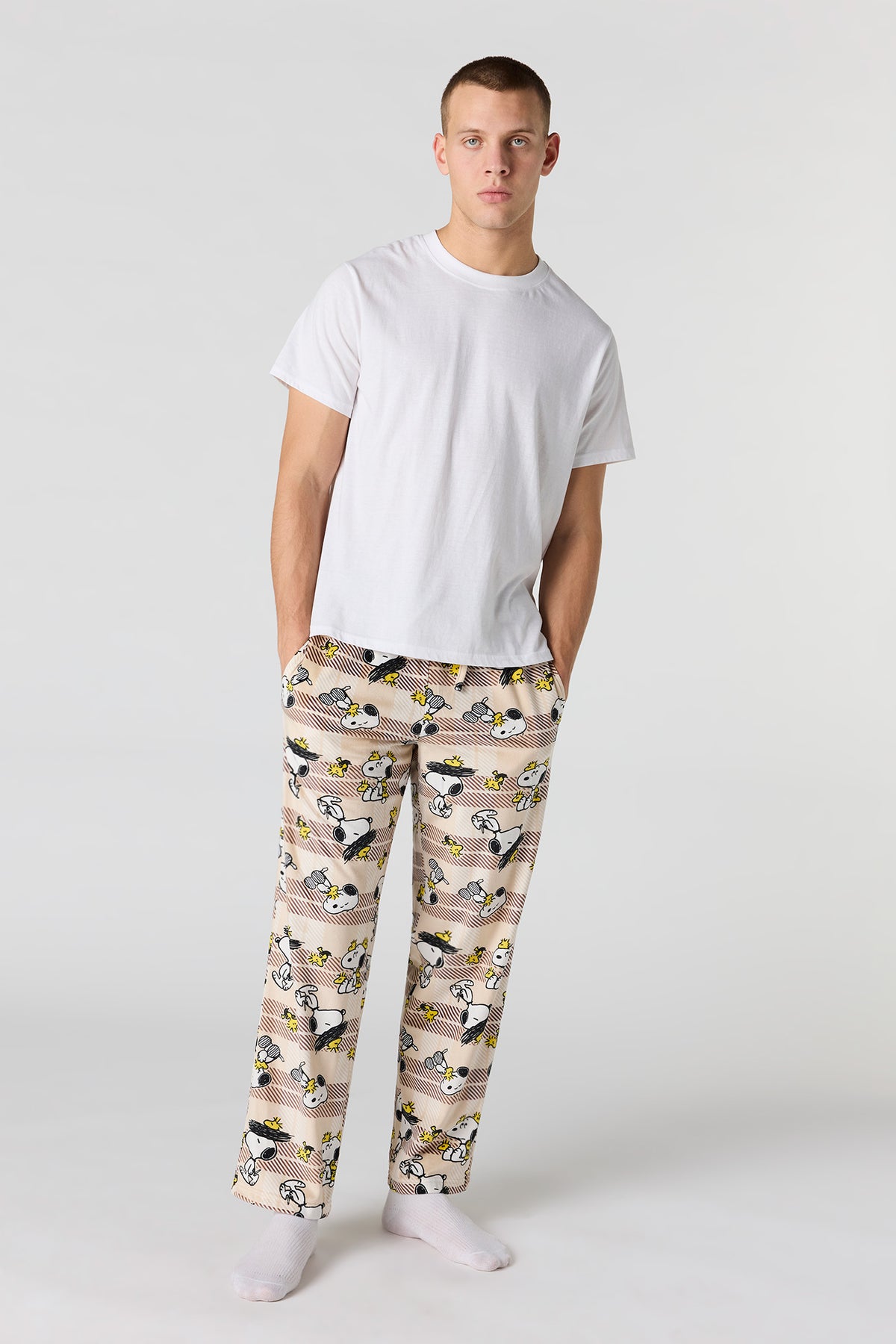 Vue alternative 2. Pantalon de pyjama en peluche à imprimé Cartoon