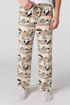 Pantalon de pyjama en peluche à imprimé Cartoon