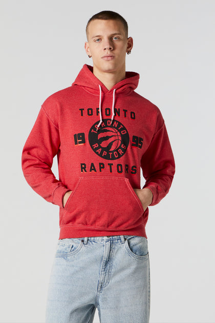 Haut à capuchon avec imprimé Toronto Raptors