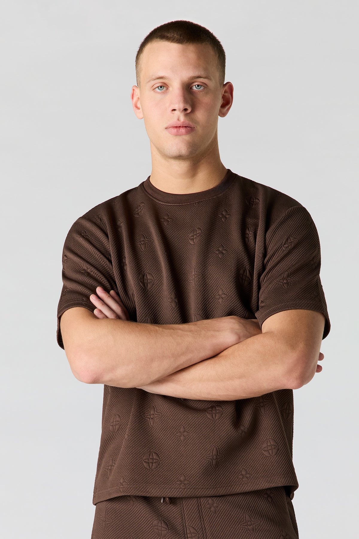 T-shirt en tricot de jacquard