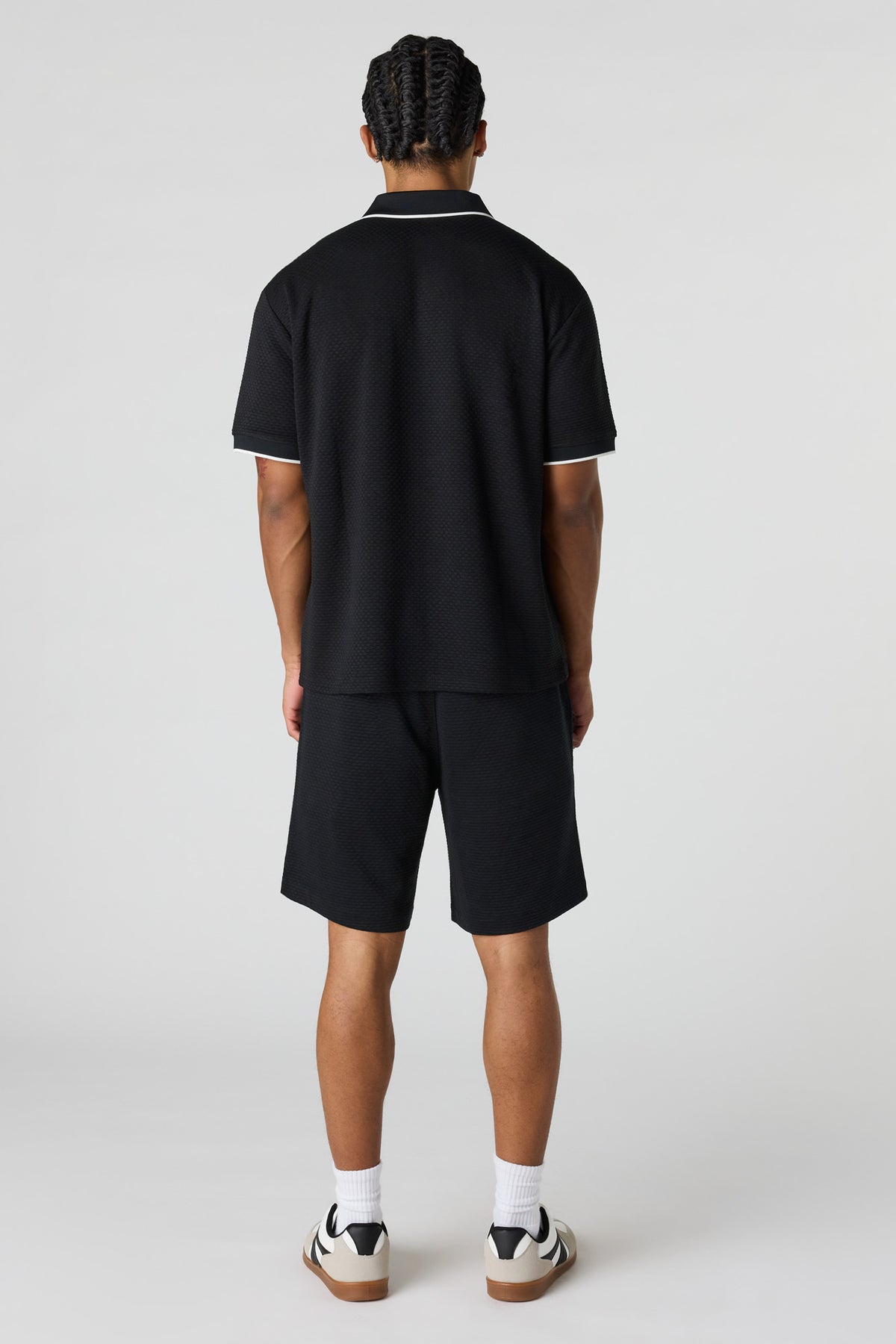 Alt View 3. Textured Short - Black