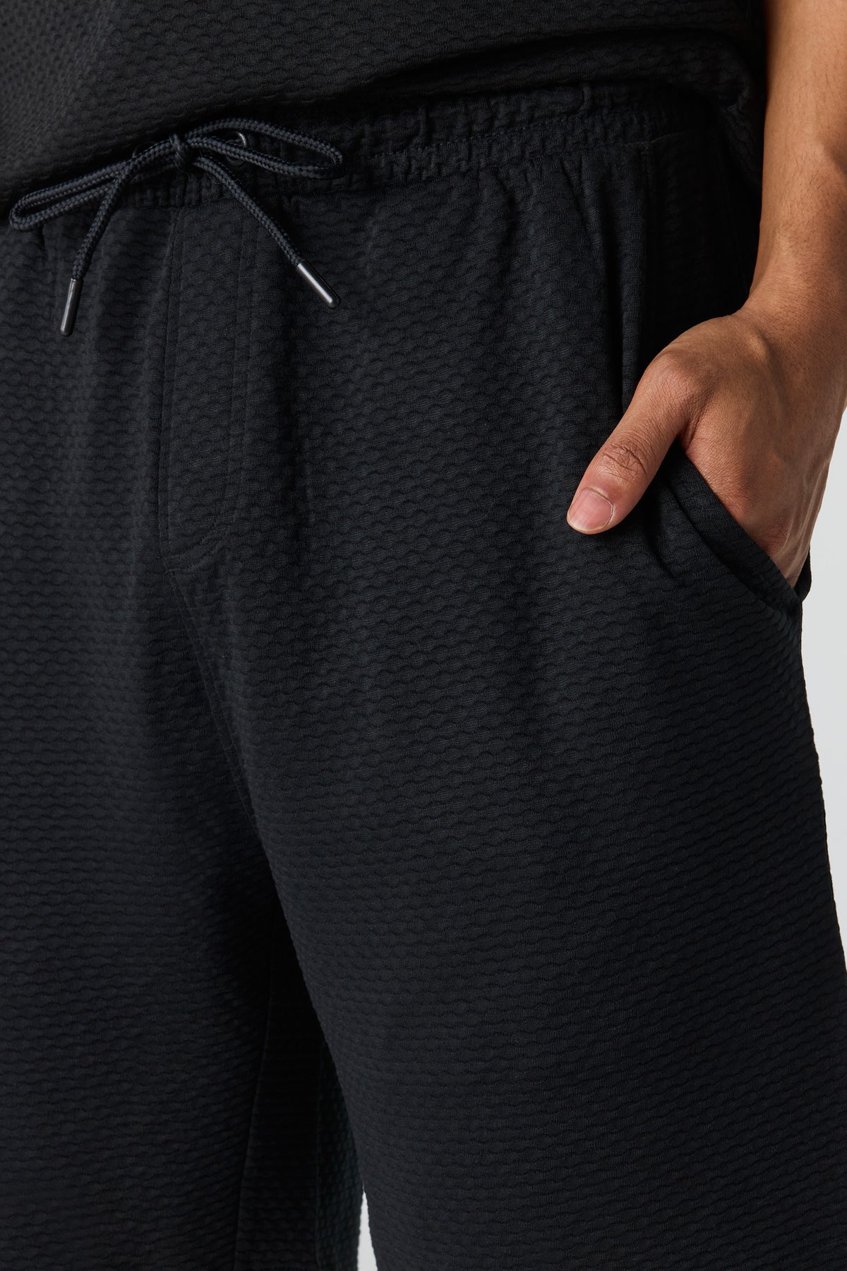 Alt View 4. Textured Short - Black