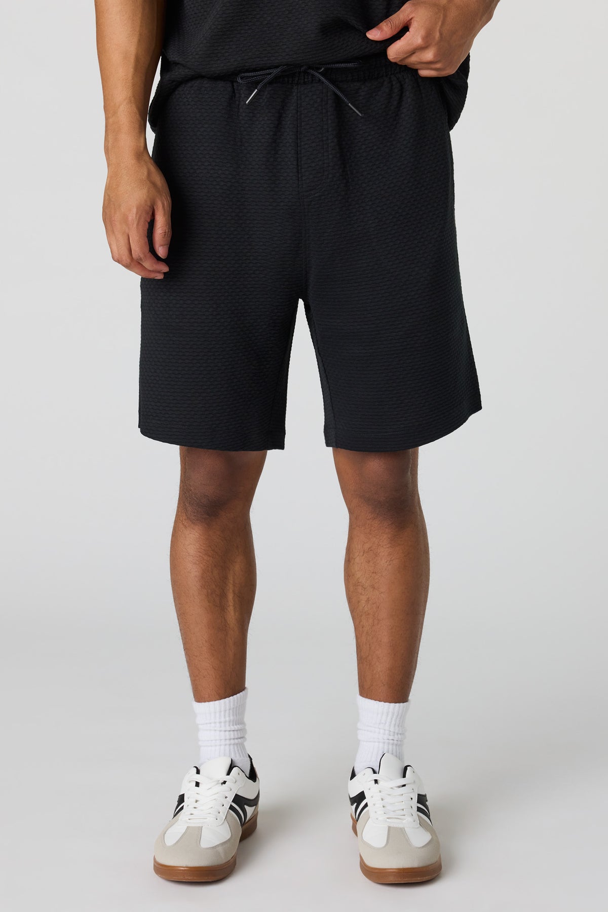 Textured Short - Black