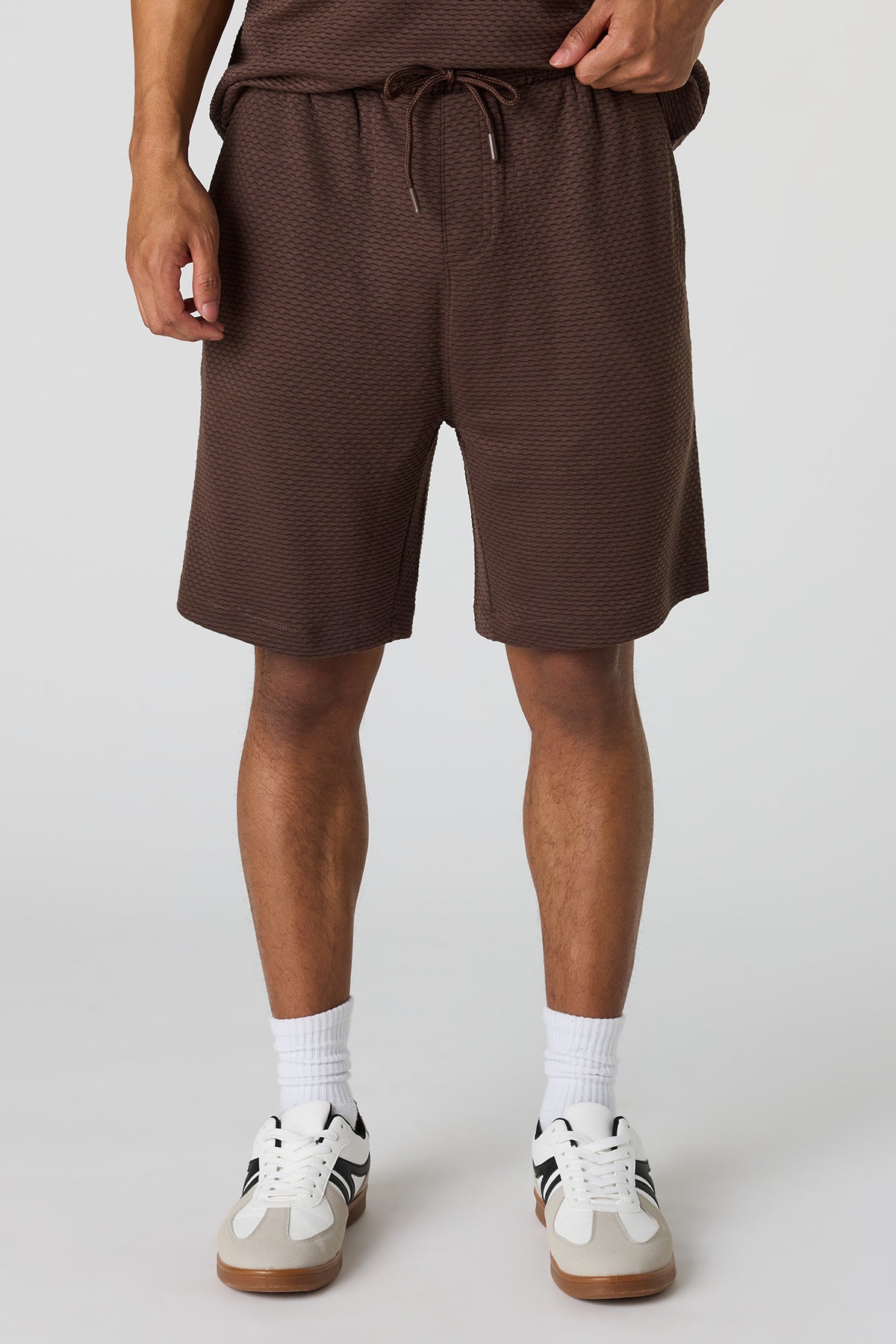 Textured Short - Brown