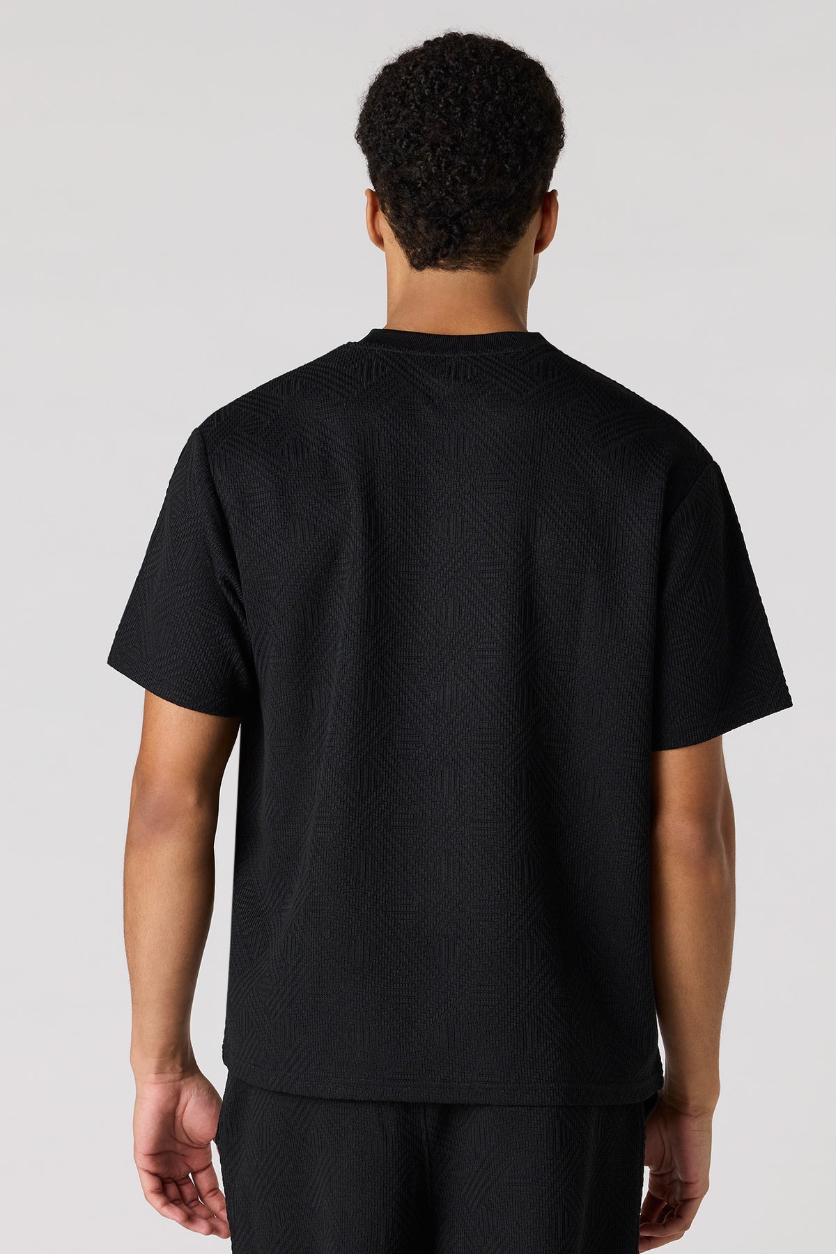 Vue alternative 2. T-shirt texturé