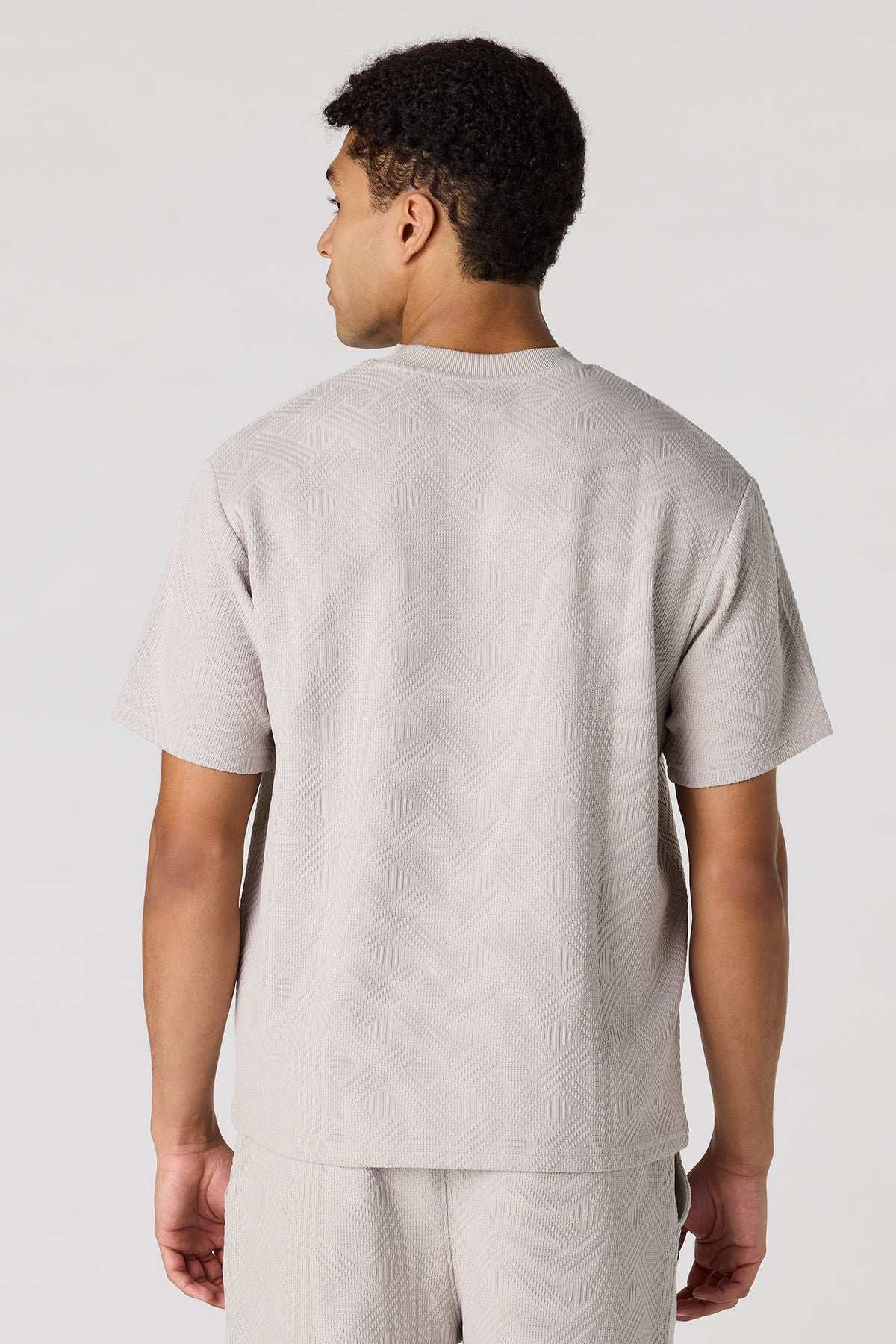 Vue alternative 2. T-shirt texturé