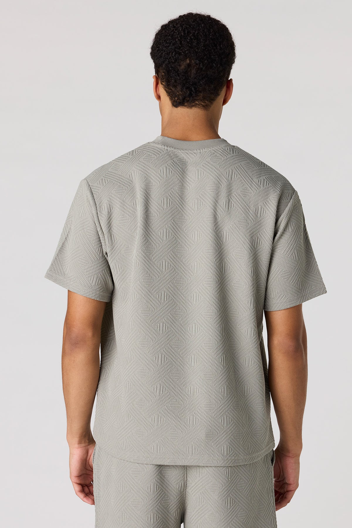 Vue alternative 2. T-shirt texturé