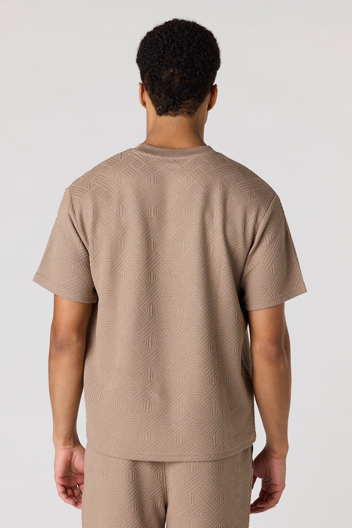 Vue alternative 2. T-shirt texturé
