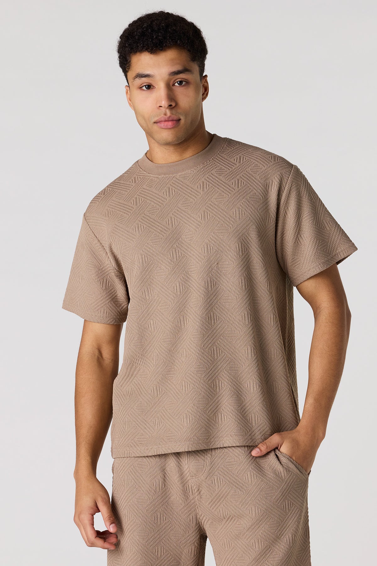 T-shirt texturé
